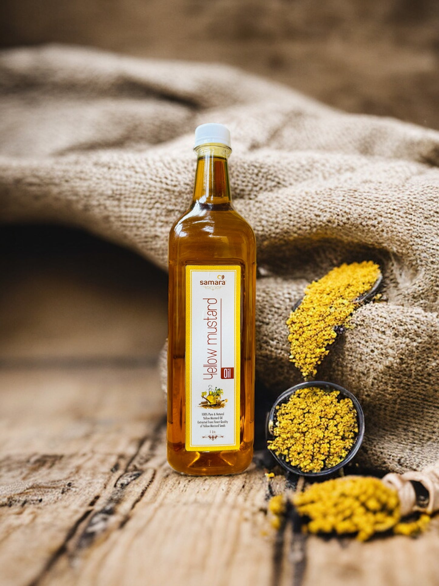 Cold Pressed Yellow Mustard Oil