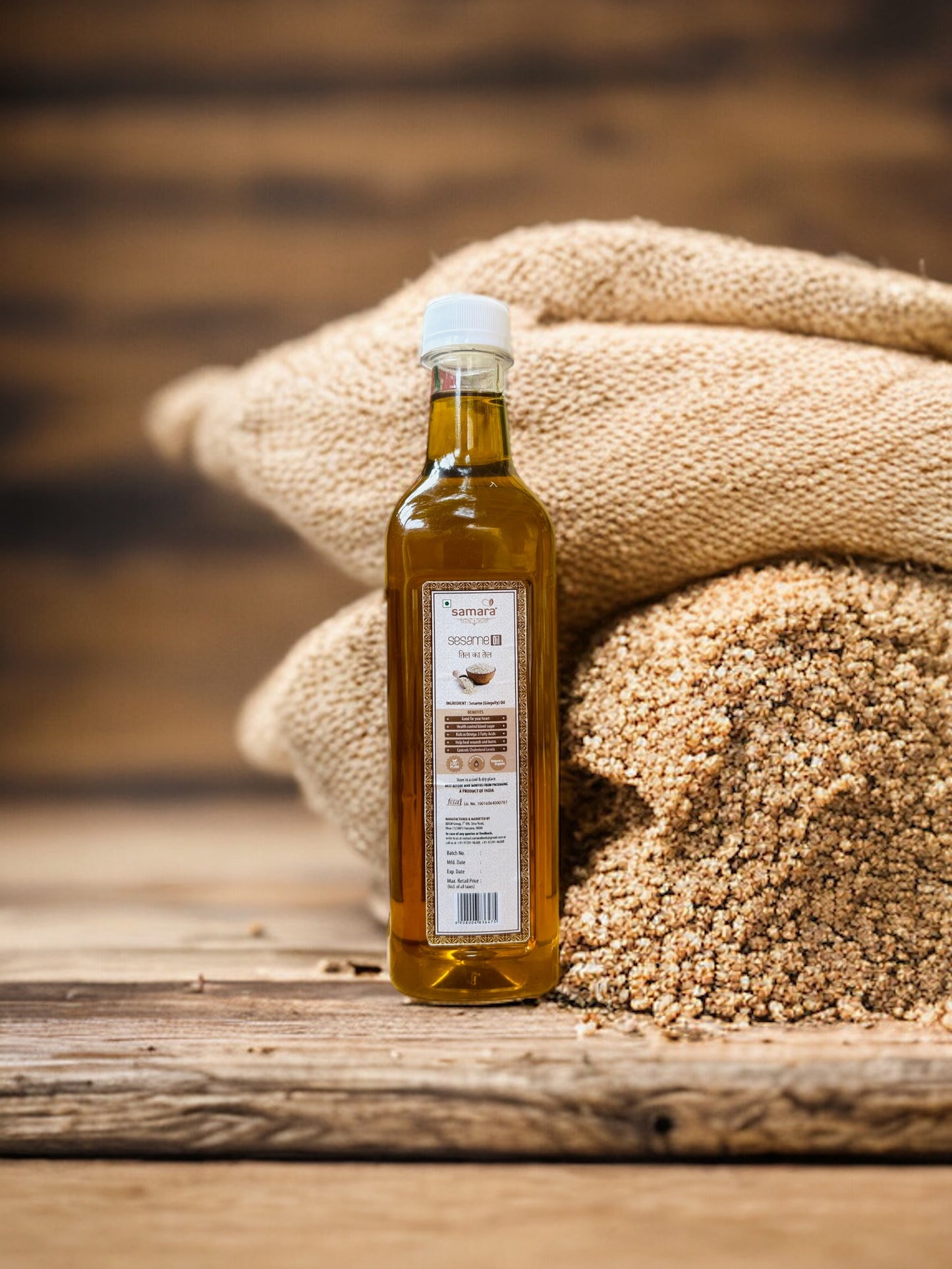Cold Pressed Gingelly (Sesame) Oil