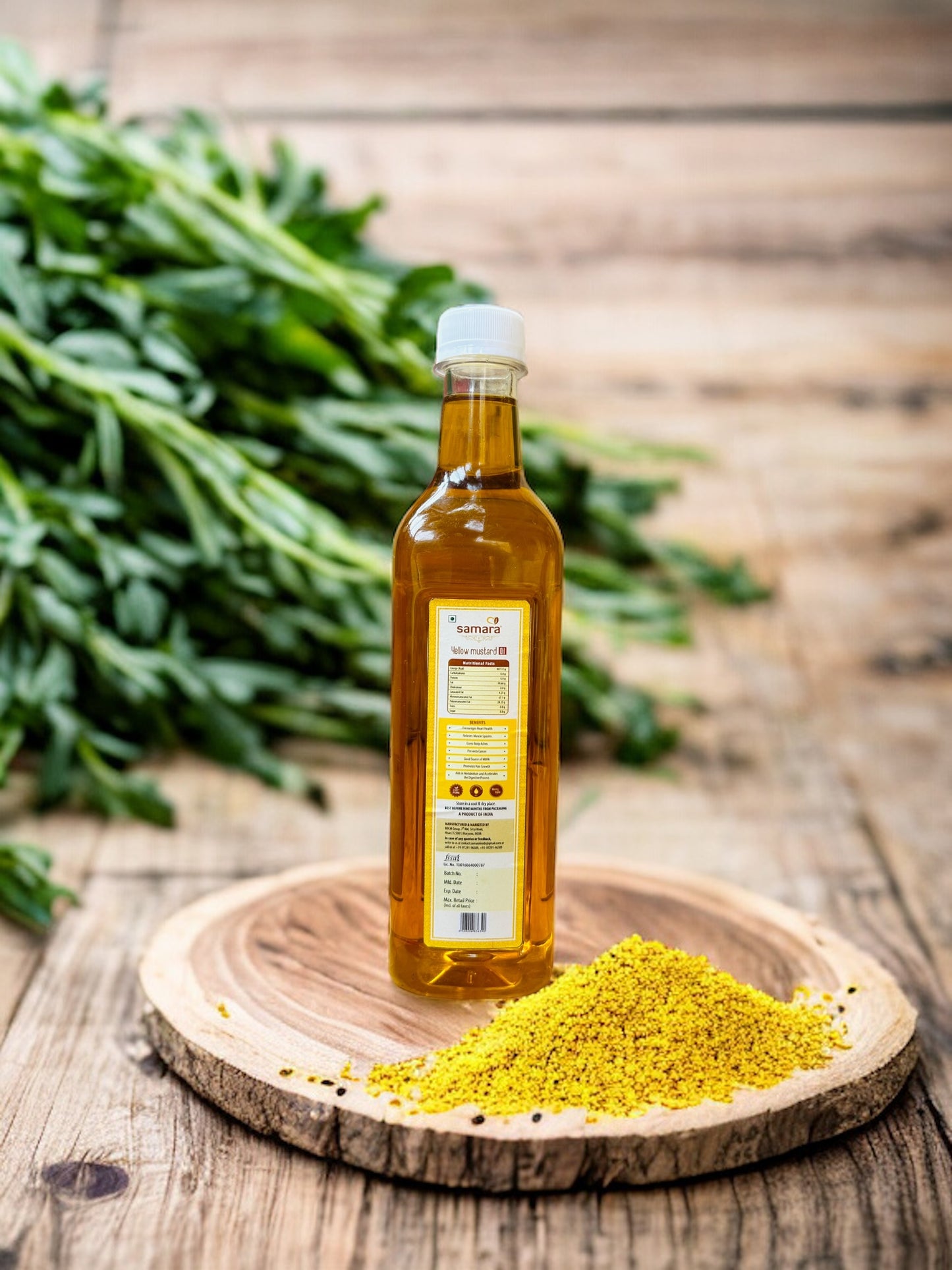 Cold Pressed Yellow Mustard Oil