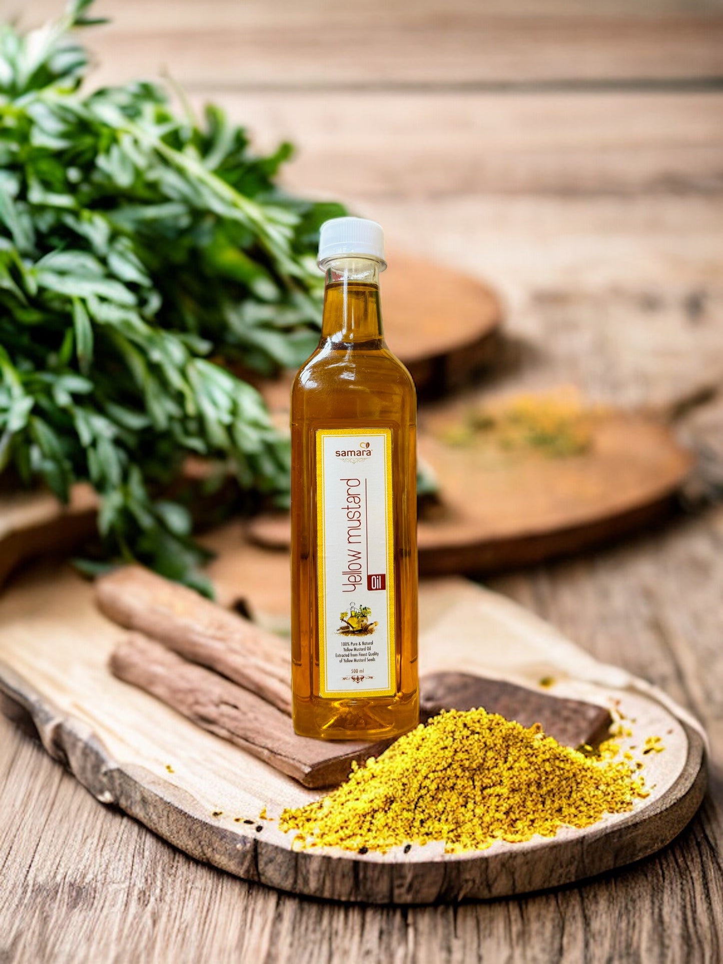 Cold Pressed Yellow Mustard Oil